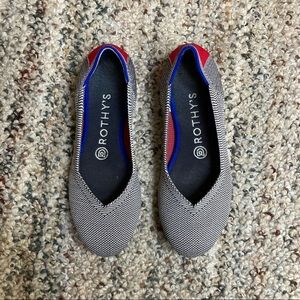 ROTHY'S | RARE Cherry Ribbon Ballet Flat | Size 6.5